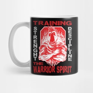 Workout Gym Fitness Physical Training The Warrior Spirit Weightlifting Bodybuilding Gift Mug